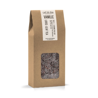 Vanille - thé noir 100 grammes  - 'Café du jour' thé en vrac