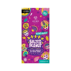 Auro - Cacahuètes salées - 47% de chocolat au lait végétal