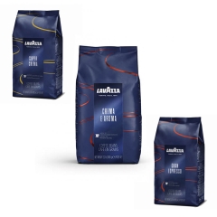 Paquet d'échantillons Lavazza Blue line - Café en grain - 3 x 1 kilo