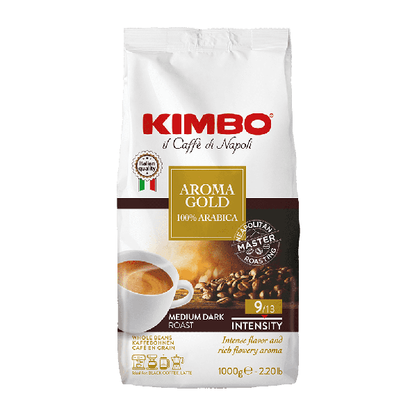 Kimbo Espresso Bar Aroma Gold koffiebonen 1 kilo