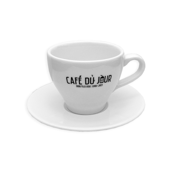 Café du Jour koffie kop en schotel