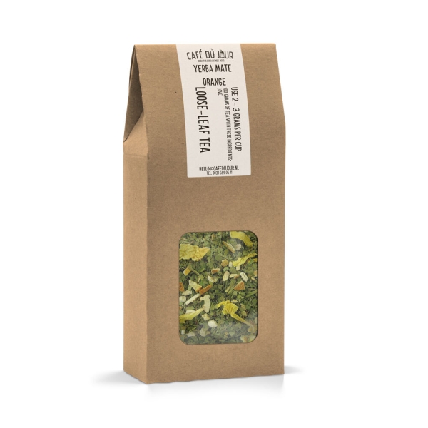 Yerba Mate Orange - Kruidenthee 100 gram - Café du Jour losse thee