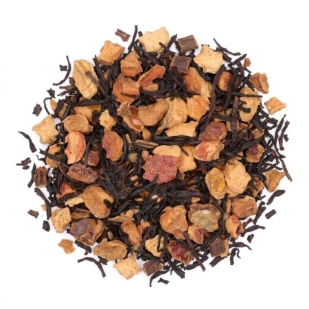 Tarte aux pommes croustillante - thé noir 100 grammes - Thé en vrac Café du Jour
