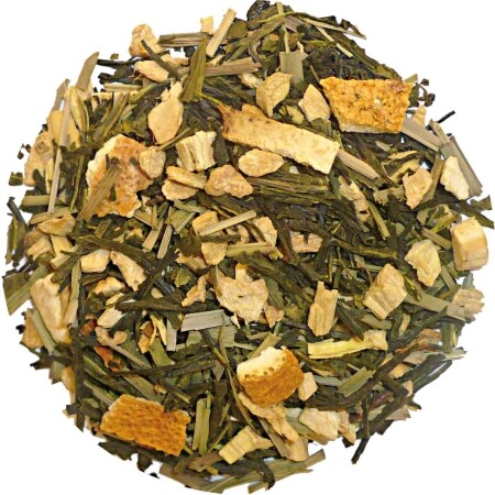 Sencha Orange Gingembre - Thé vert 100 grammes - Thé en vrac Café du Jour