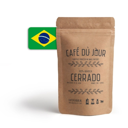 Cerrado 100 % Arabica - café en grains fraîchement torréfié