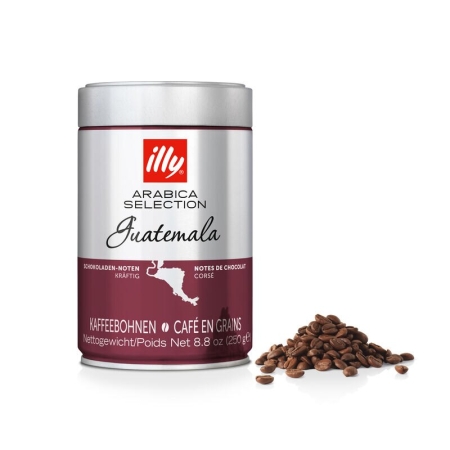 illy Sélection Arabica Guatemala - café en grains - 250 grammes