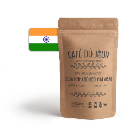 Inde Monsooned Malabar 100 % Arabica - café en grains fraîchement torréfié