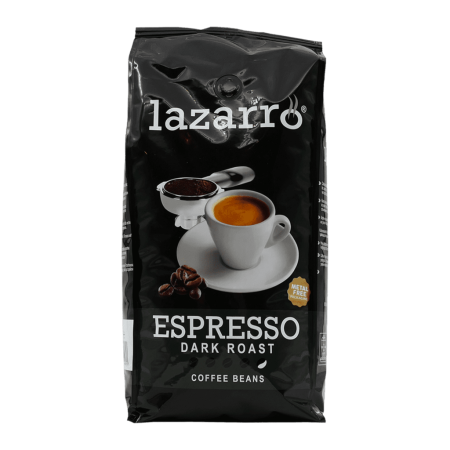 Lazarro Espresso Dark Roast - café en grains - 1 kilo
