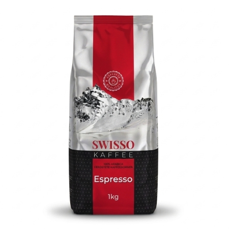 Swisso Kaffee Espresso - café en grains - 1 kg