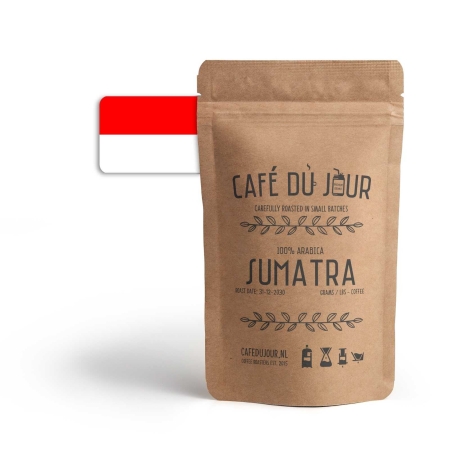 Sumatra Specialite 100 % Arabica - café en grains fraîchement torréfié