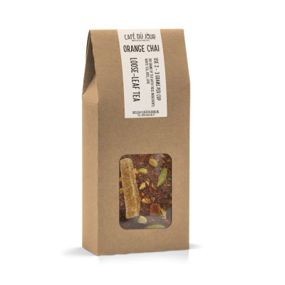 Orange Chai - thé rooibos 100 grammes - Café du Jour thé en vrac