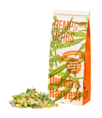 Hemp & Herbs - Mélange de thé Hennep & Herbes 40 gram - Dutch Harvest thé en vrac