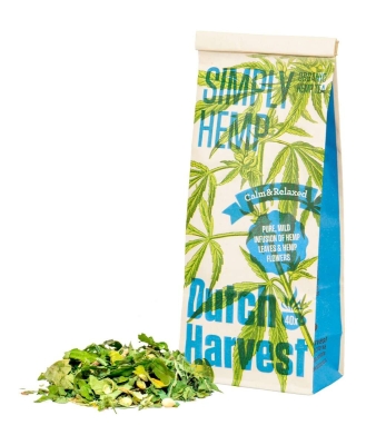 Simply Hemp - Thé de chanvre pur 40 gram - Thé en vrac Dutch Harvest