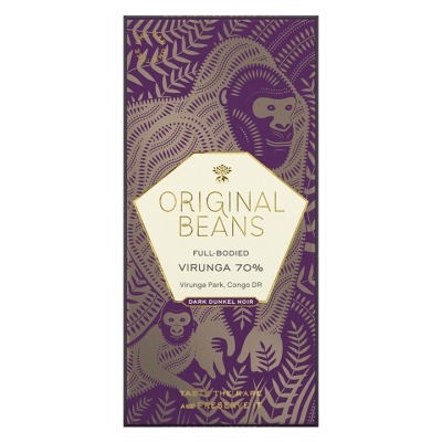 Fèves originales - Virunga 70% - chocolat noir (Bio)