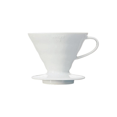 Hario V60 dripper - blanc porcelaine - taille 02