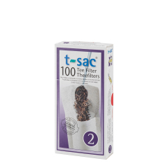 Filtres à thé t-sac No. 2 - pour 100 x quatre tasses de thé