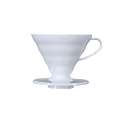 Hario V60 dripper - plastique blanc - taille 02