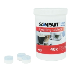 Scanpart - Pastilles de nettoyage en 2 étapes - 40 pièces