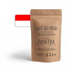 Sumatra Specialite 100 % Arabica - café en grains fraîchement torréfié