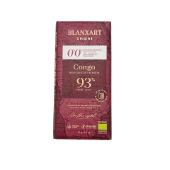 Blanxart - Congo 0,0% de sucres ajoutés - 93% de chocolat noir (Bio)
