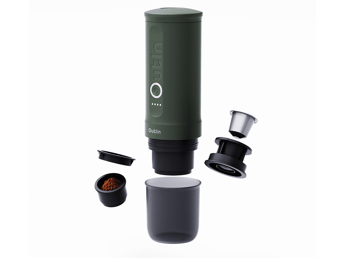 OutIn Nano Expresso Machine - Auto-Chauffante, USB-C, 670g OutIn Nano Expresso Machine - Auto-Chauffante, USB-C, 670g