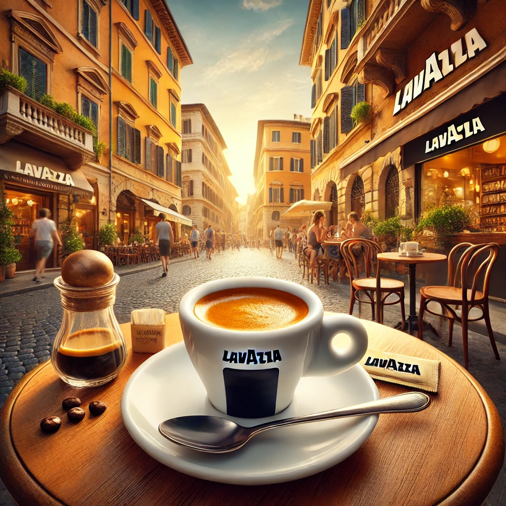 Lavazza dans la rue commerçante